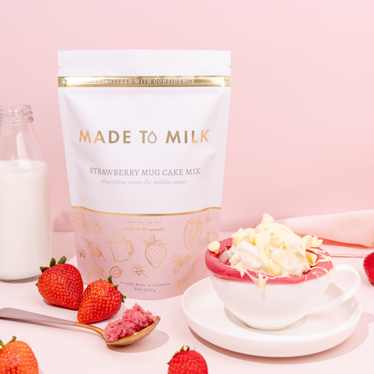 Strawberry Lactation Mug Cake Mix - 500g/10 SERVES