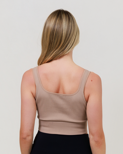 The Comfort Crop 2.0 (Mocha)
