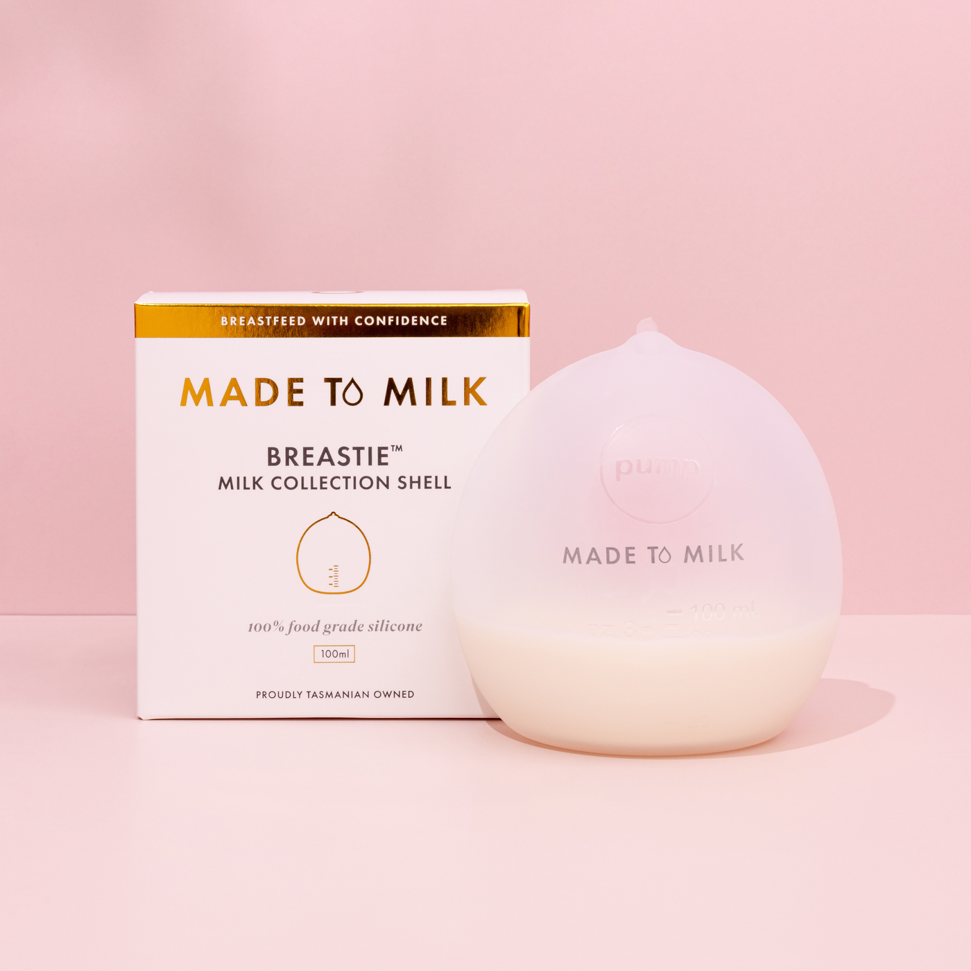 Milk Collection Shell BREASTIE Milk Collection Shell – Made to Milk