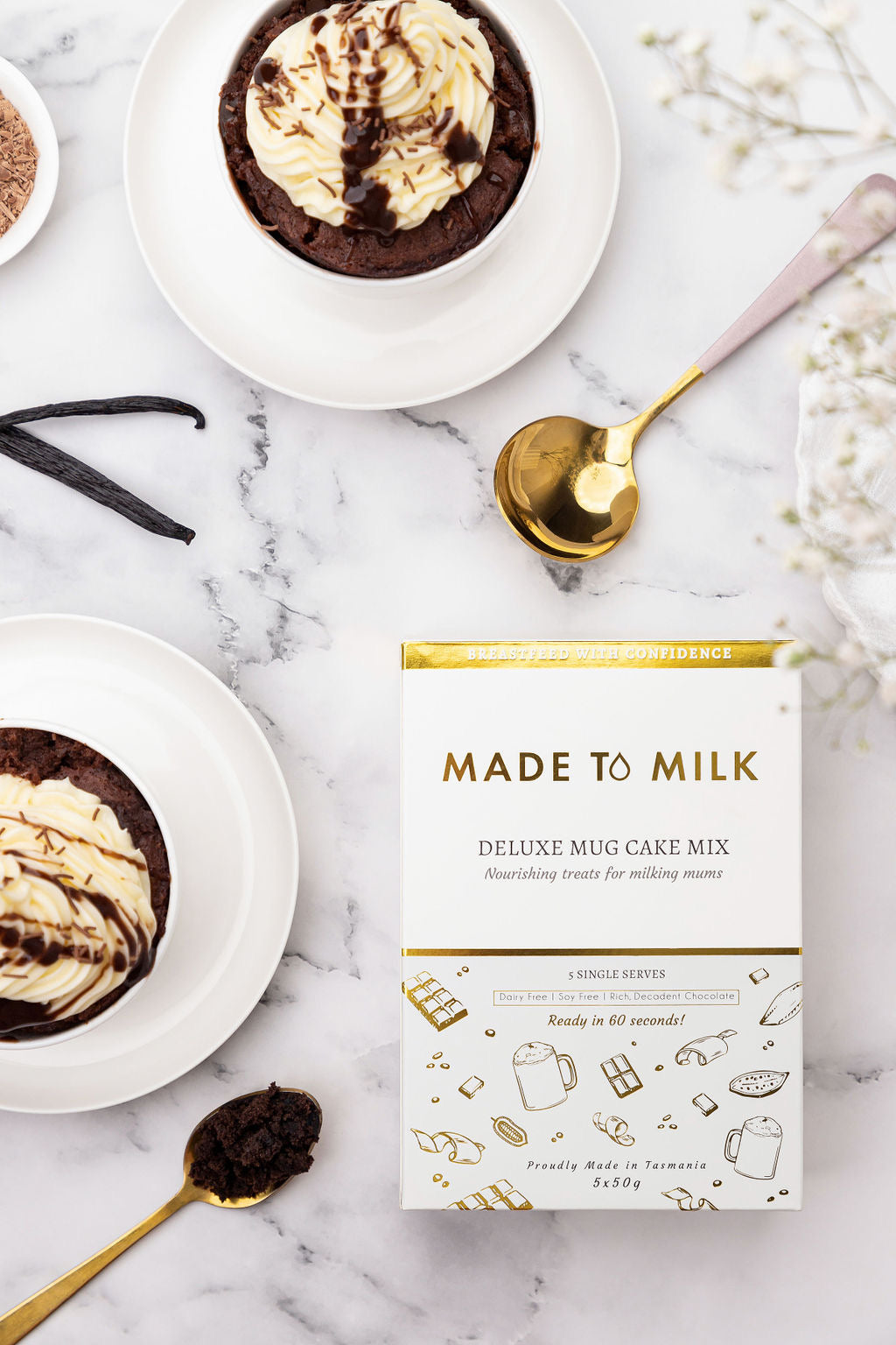 Deluxe Mug Cake Mix - 5 SERVE PACK (7445020541109)